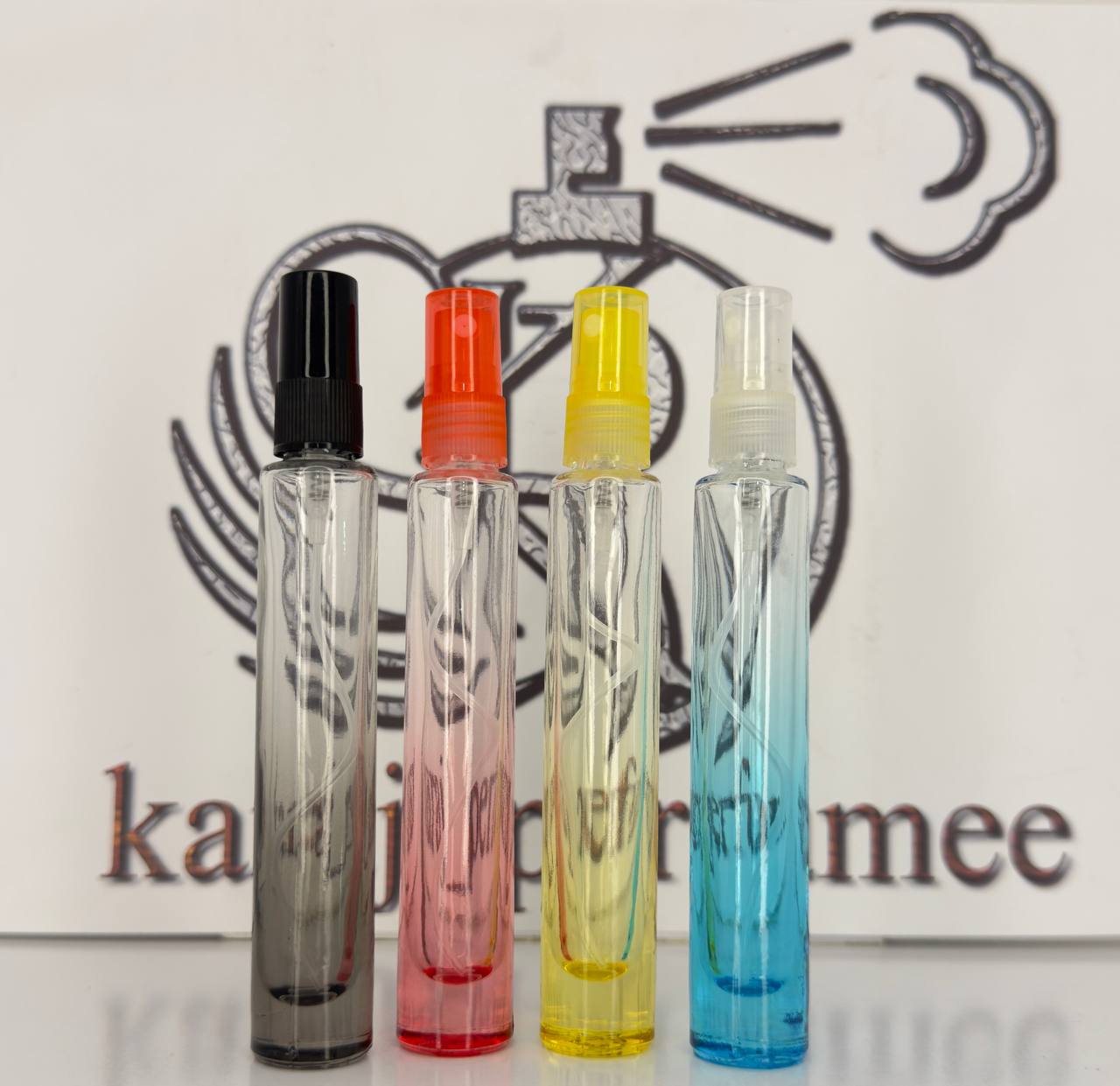 شیشه عطر 10میل تامپو رنگی